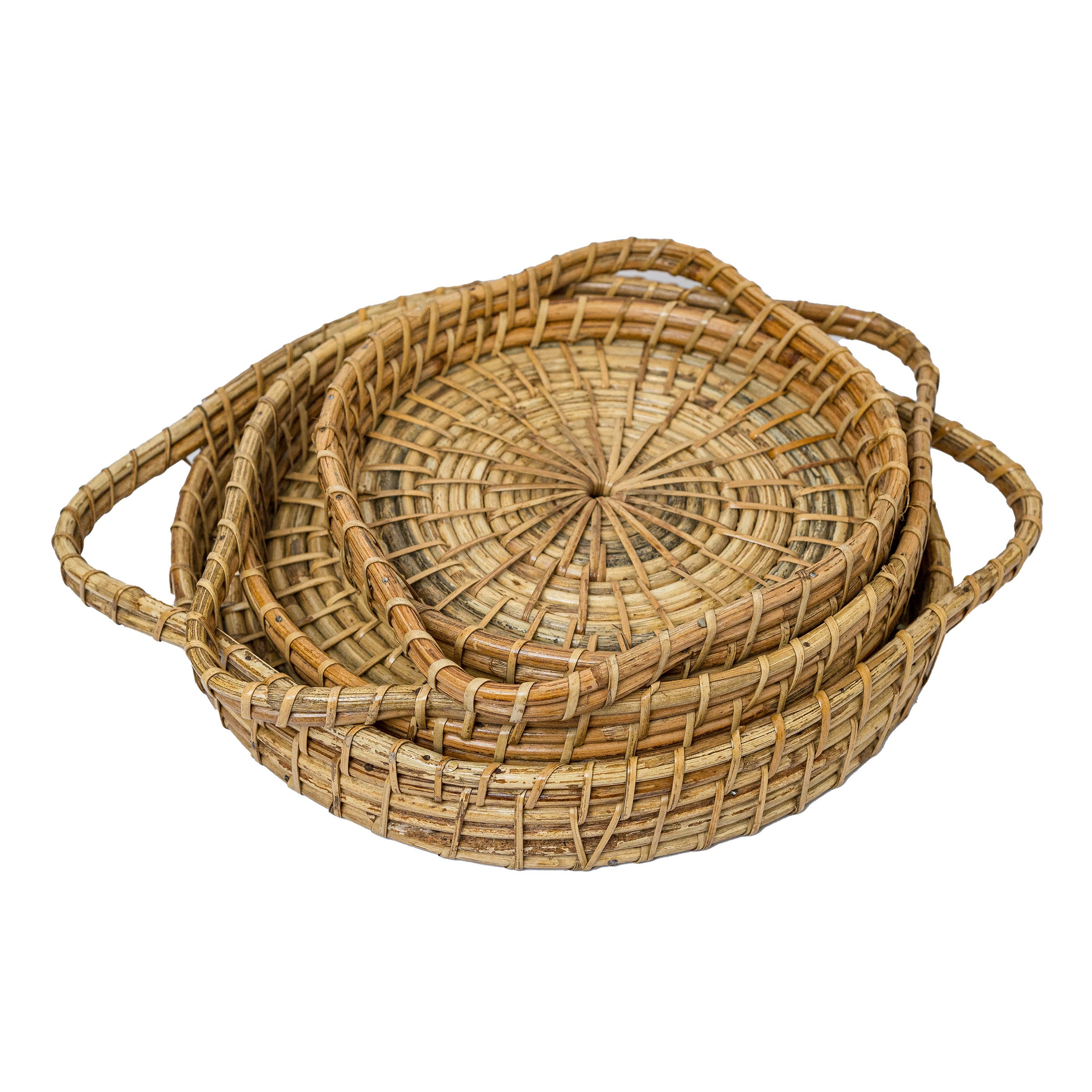 POCHURY - Bamboo Tray- Set of 3