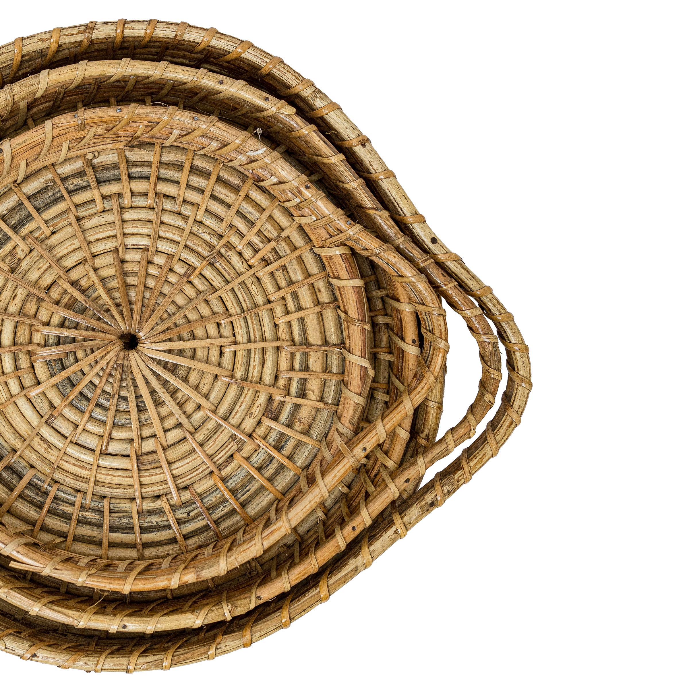 POCHURY - Bamboo Tray- Set of 3