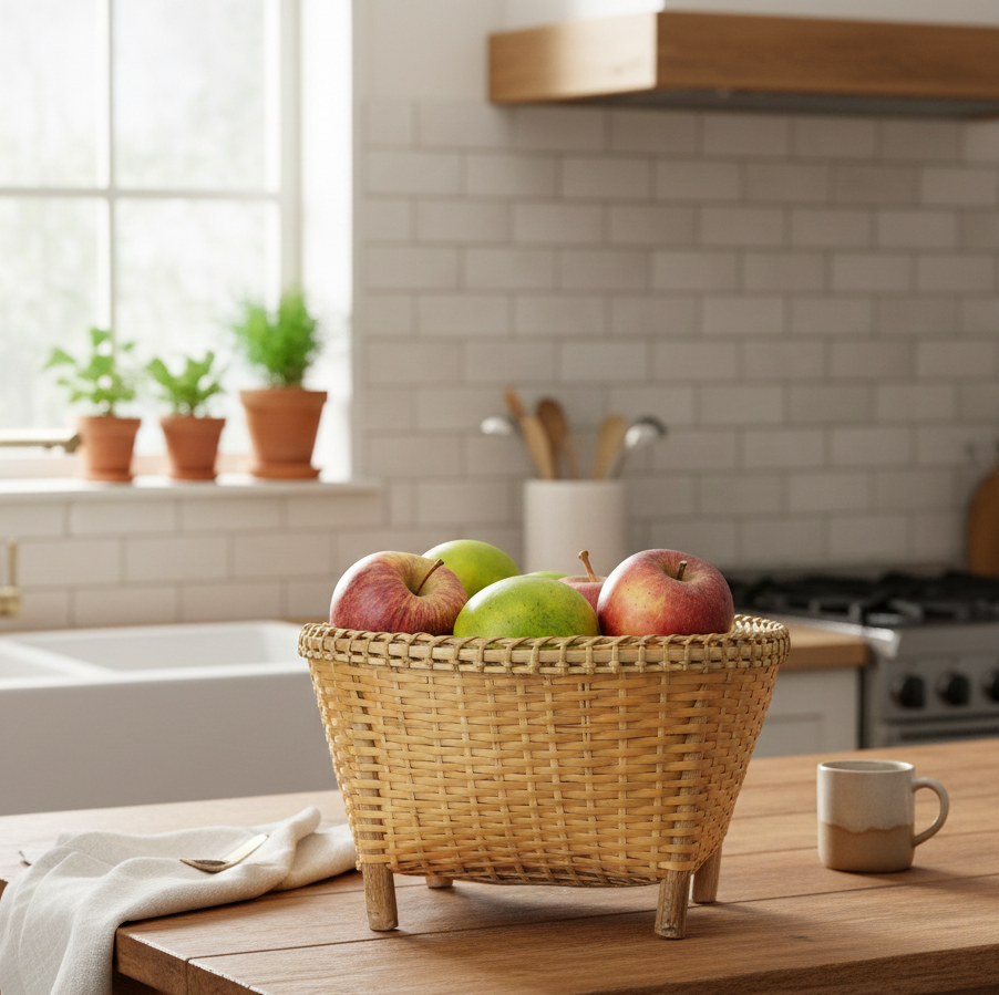 APATANI - Bamboo Basket with Stand